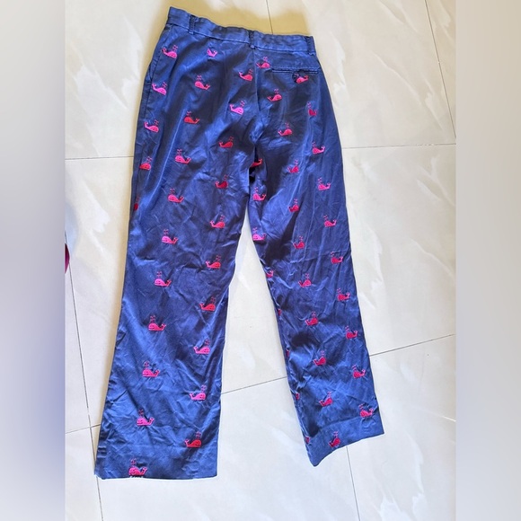 Lilly Pulitzer Whale Embroidered pants Size 4 vintage - Picture 9 of 14